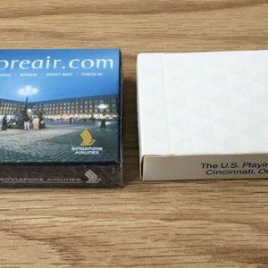 -Singapore air Delta airlines PLAYING CARDS pack deck love to fly plastic coated